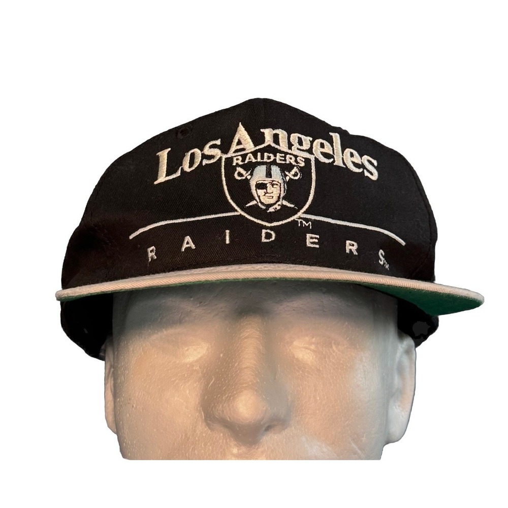 Vintage Los Angeles Raiders Hat Cap Snapback Eastport Team NFL Deadstock